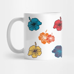 Colorful Hibiscus Mug